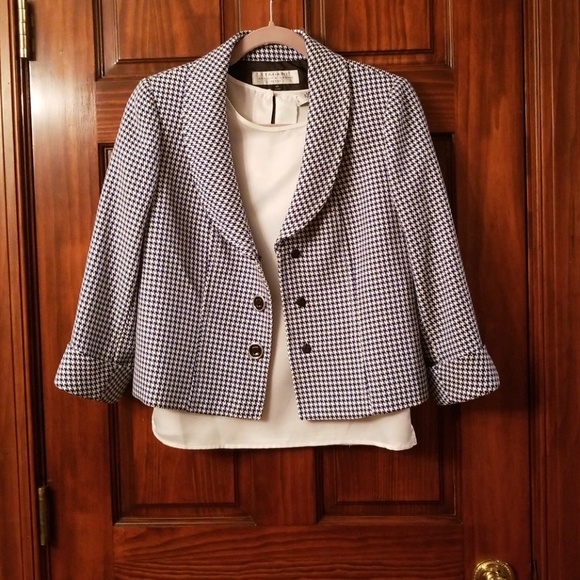 Tahari tweed blazer - Picture 4 of 4